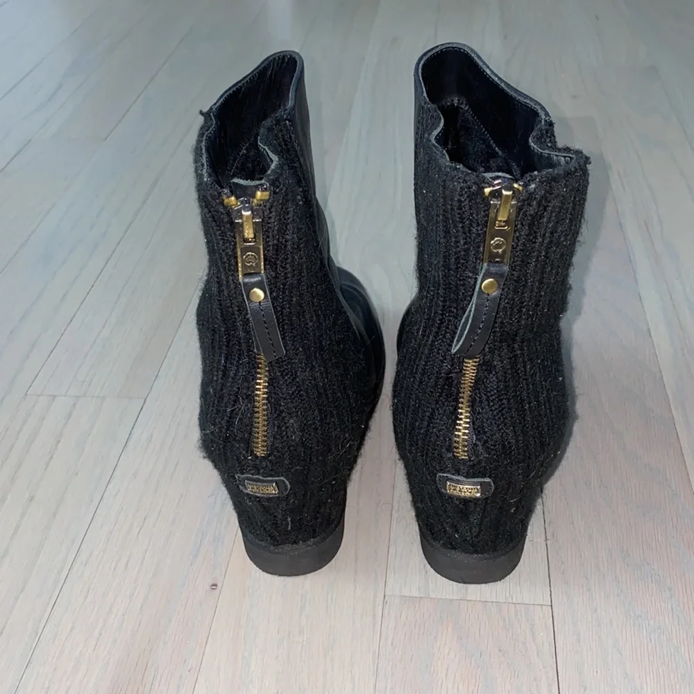 Hidden Wedge Shearling Boots - Picture 3 of 5